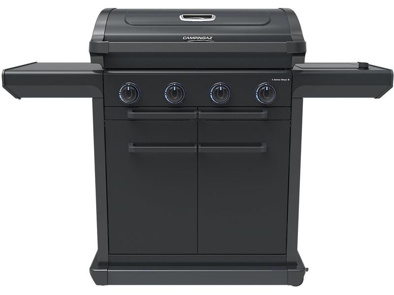 Campingaz Gasgrill 4 Series Onyx S Propangasgrill mit Blue Flame Power Brennertechnologie