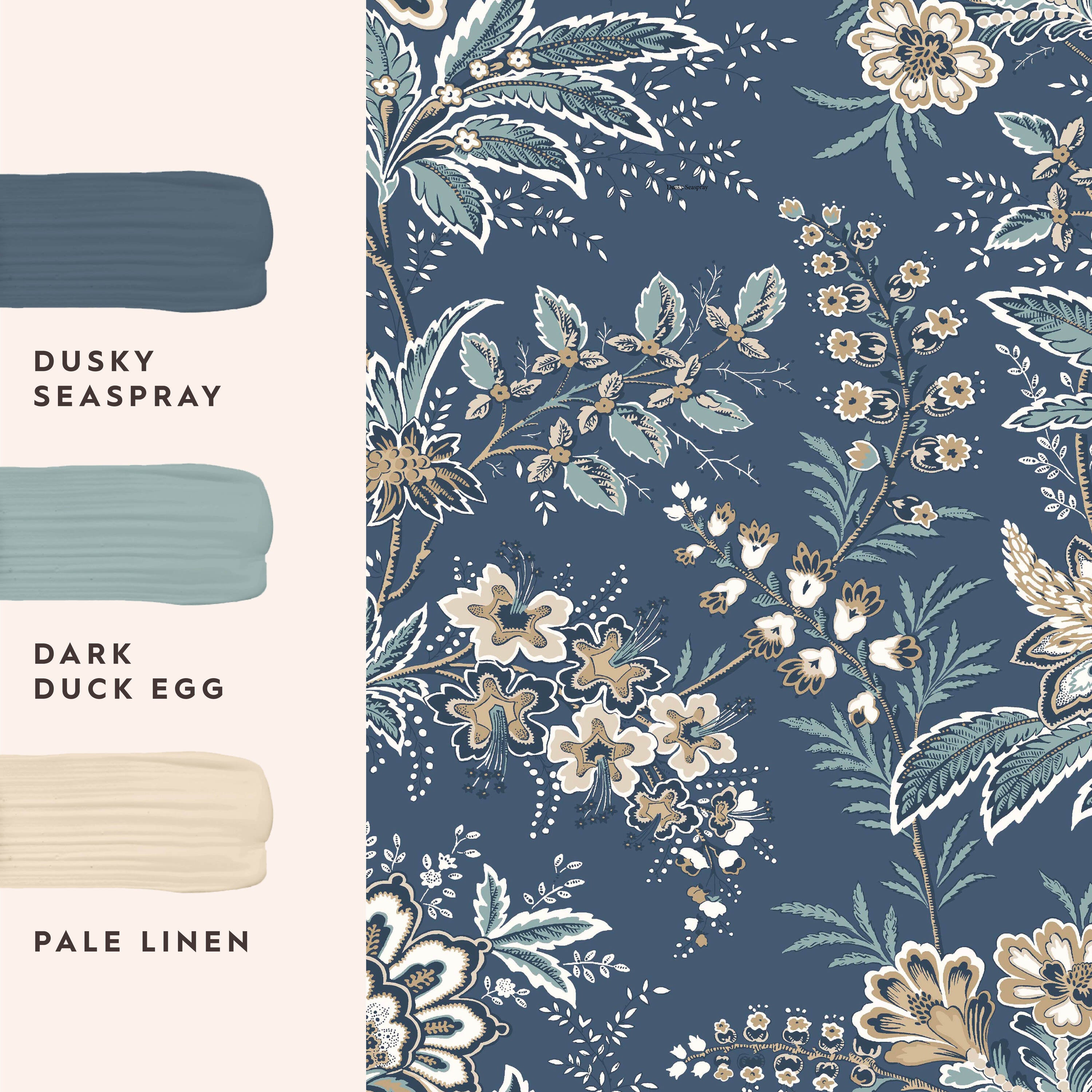 Laura Ashley - Vliesbehang - Marlbrook Dusky Seaspray