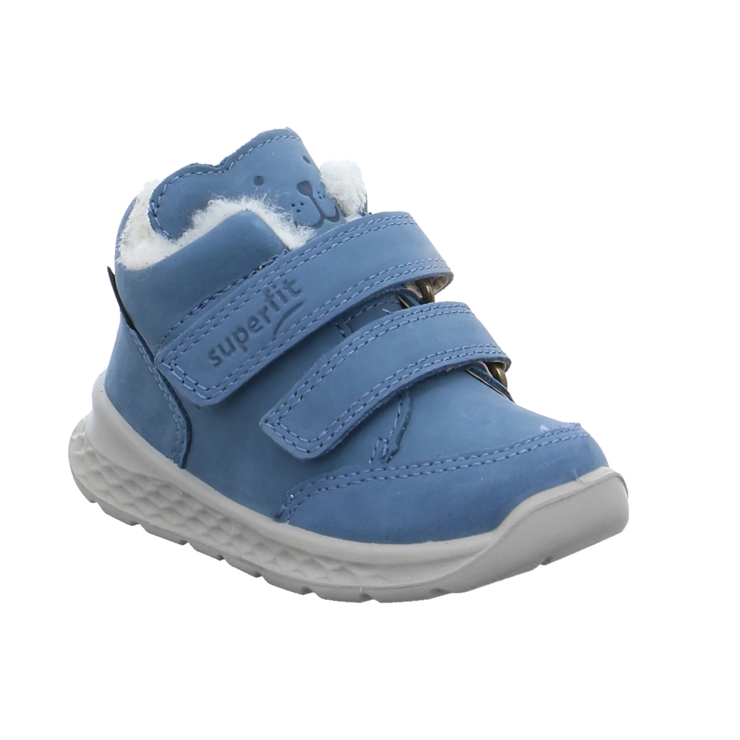 SUPERFIT Kleinkinder-Winter-Bottine Blau Textil  Baby-Boot