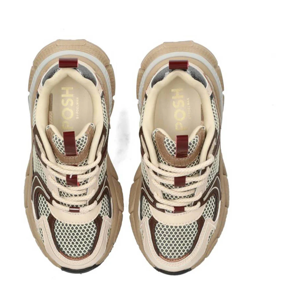 POSH by Poelman Lolachunky sneakers beige/bruin