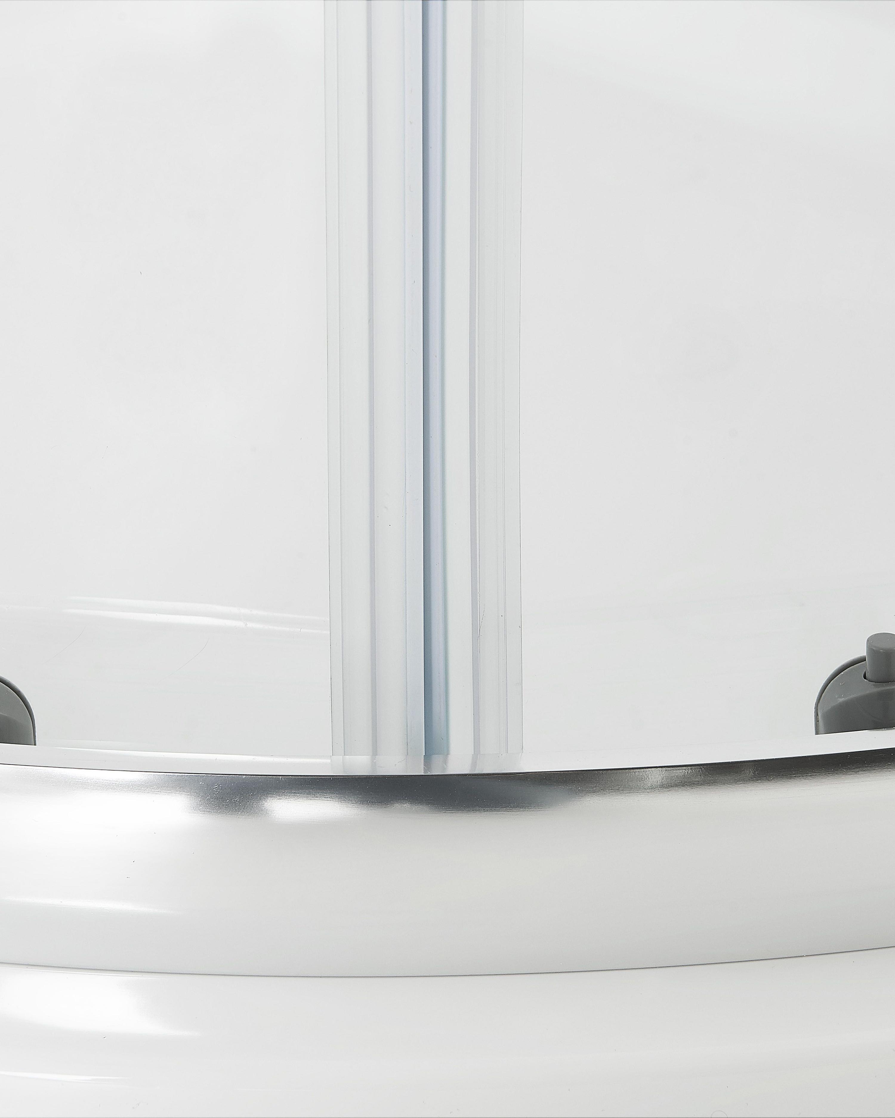 Douchecabine JUKATAN II 90 x 90 x 185 cm Zilver