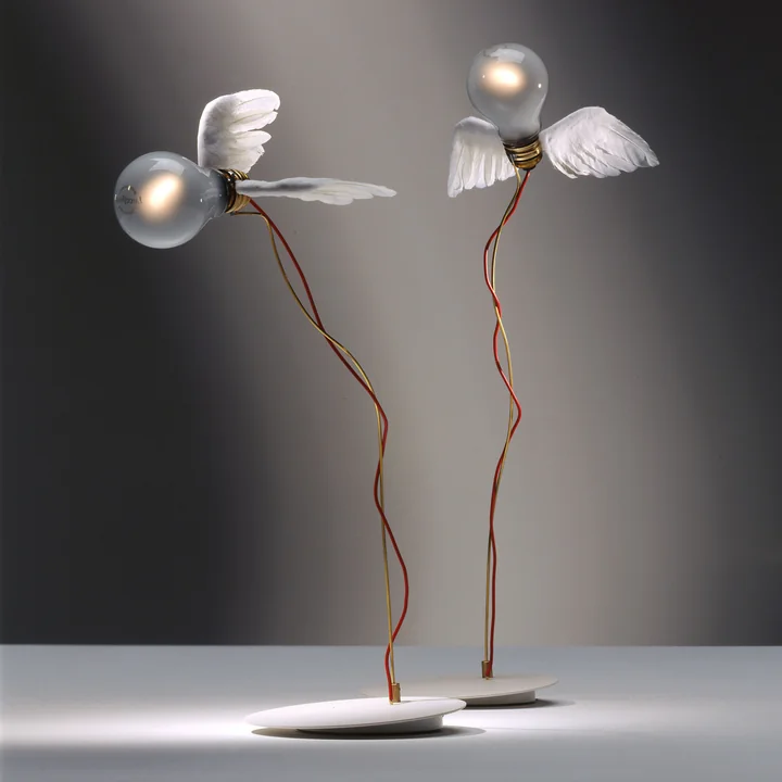 Ingo Maurer - Lucellino Tischleuchte mit Schieberegler, messing