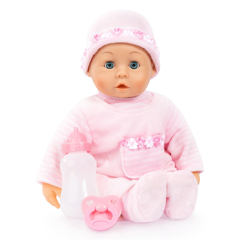 Bayer - Dukke - First Word Baby - Soft Pink 38 cm