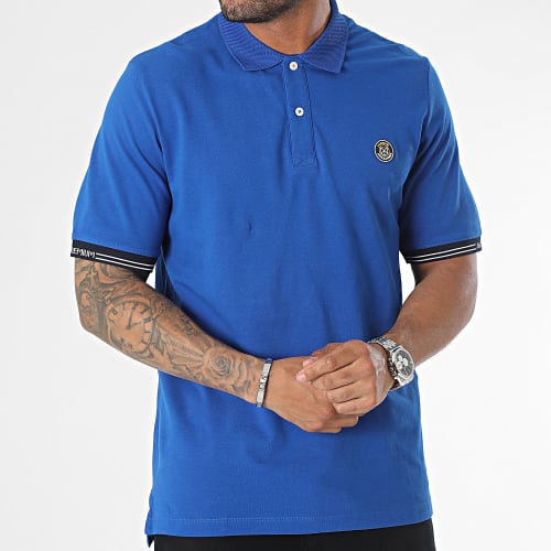 Polo Manches Courtes Rubber Bleu Roi