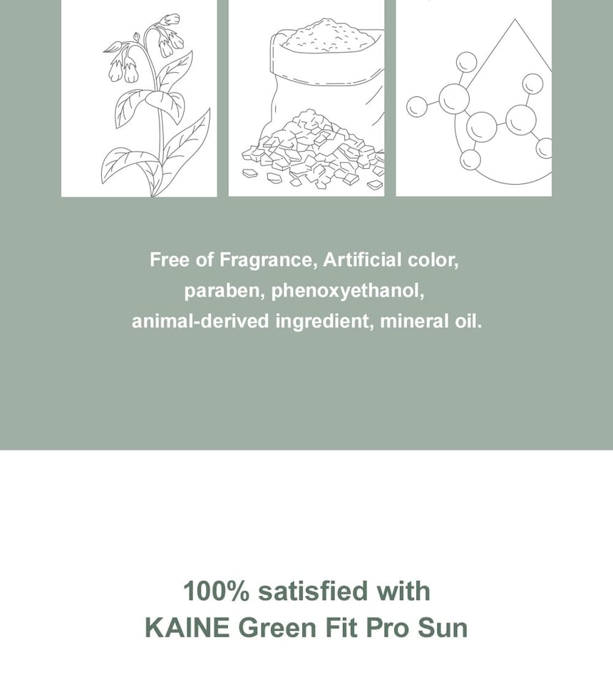 KAINE - Green Fit Pro Sun SPF 50+ Zonnebrandcrème
