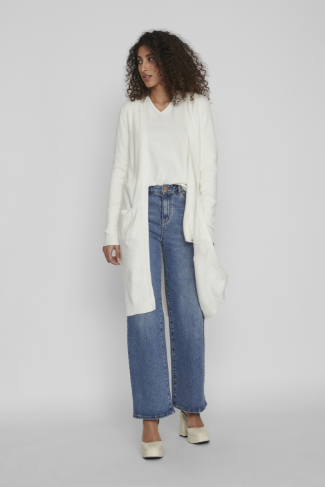 Vila ecru dames vest