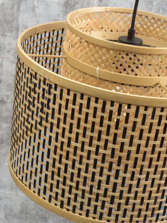 Good&Mojo Bhutan vloerlamp small zwart
