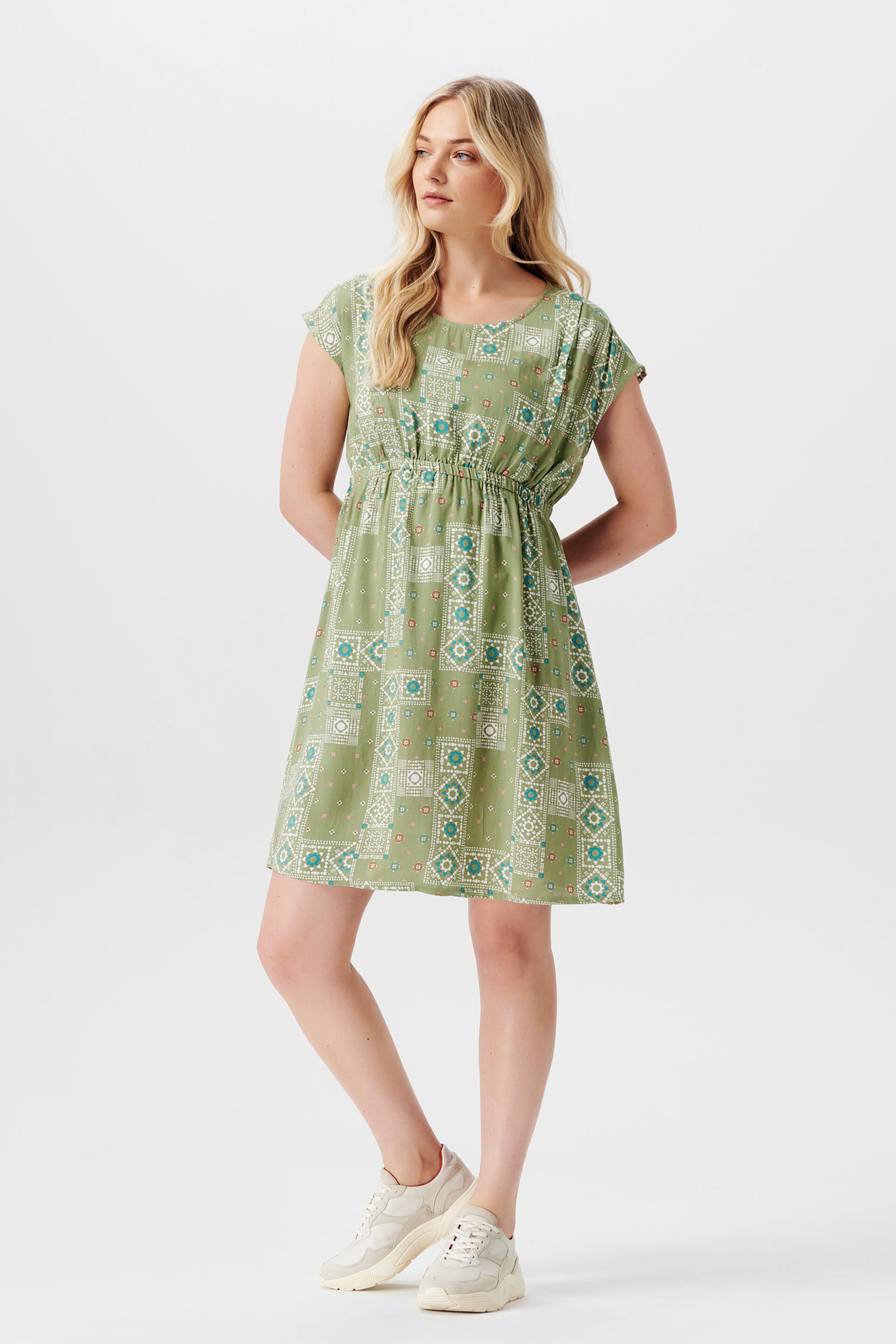 Robe imprimée à fonction d’allaitement