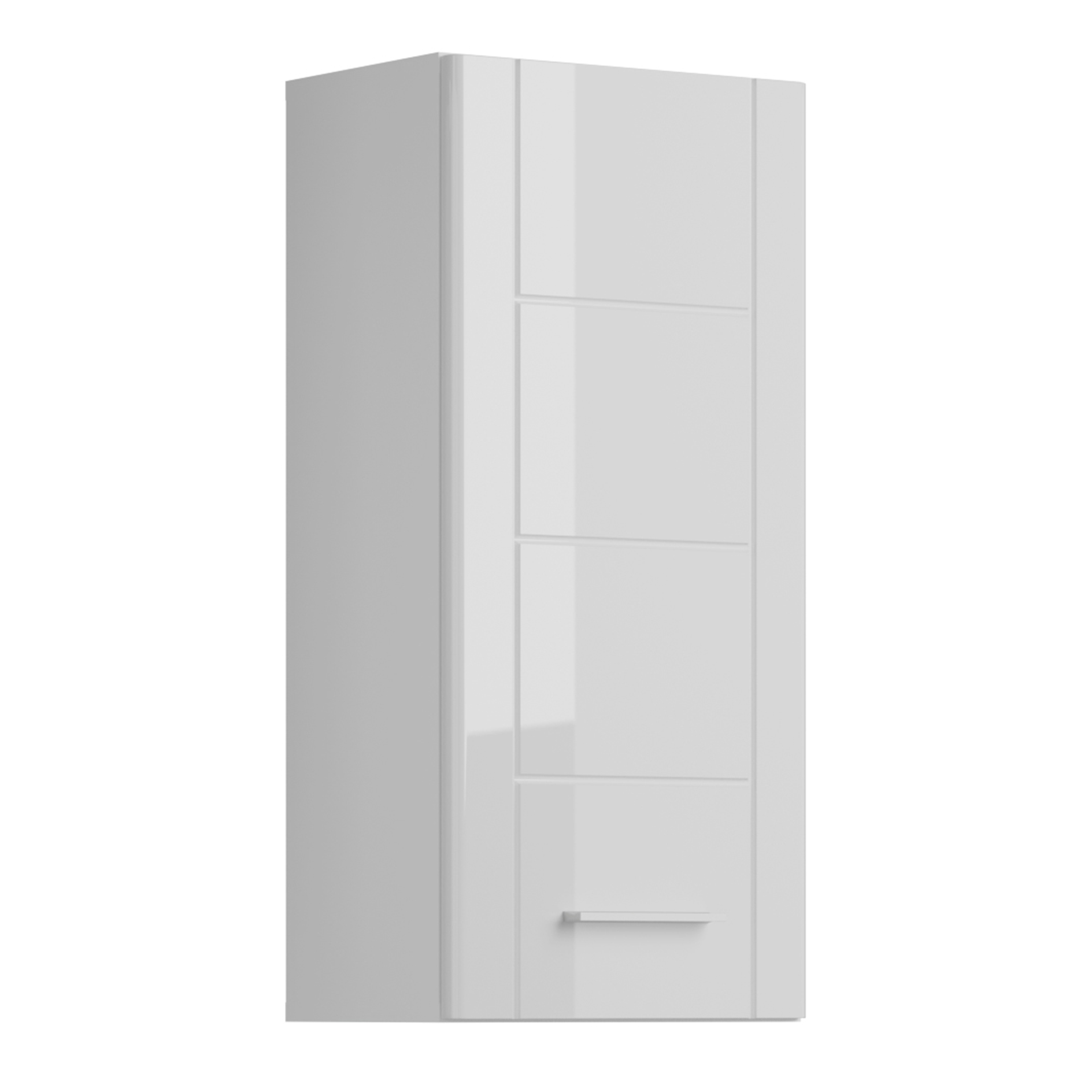 Hängeschrank VENICE - weiß Hochglanz-weiß - 77 cm hoch