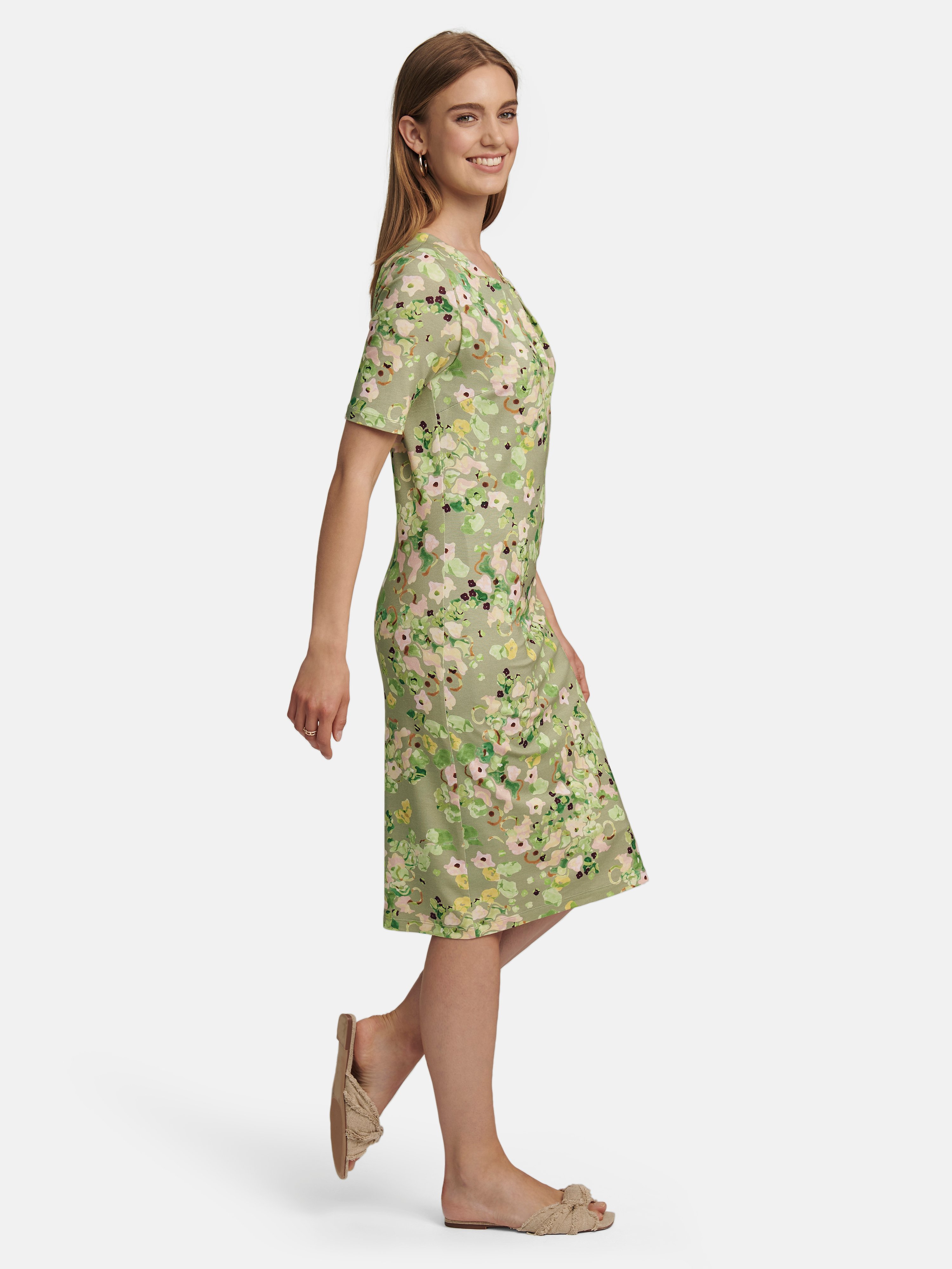 Jersey-Kleid mit 1/2-Arm