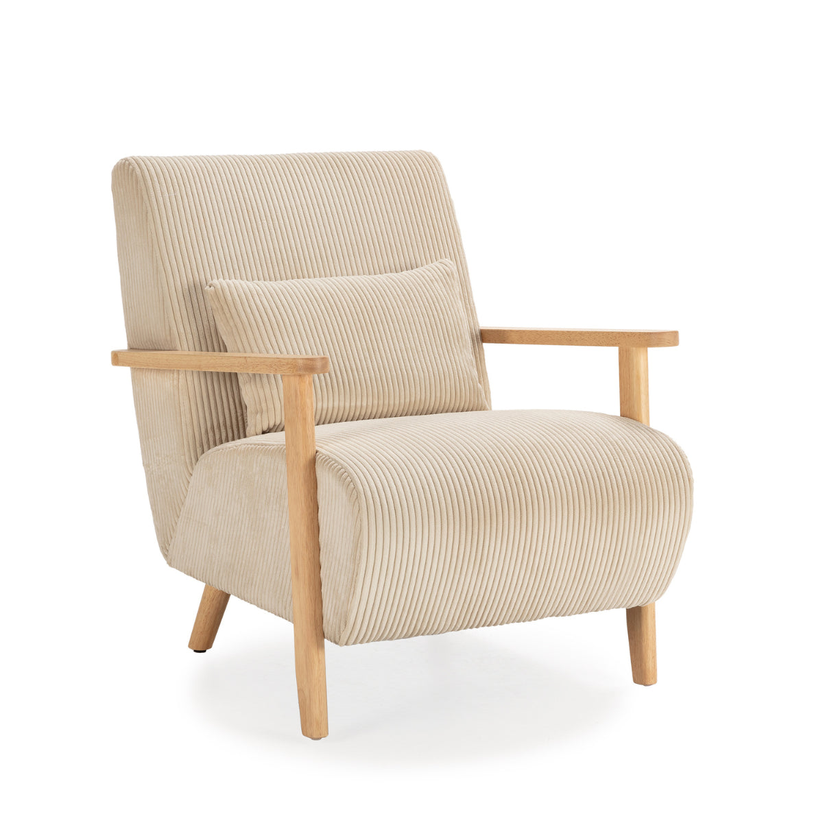 Marckeric - Fauteuil Bonnie - Beige - 70x83x84cm