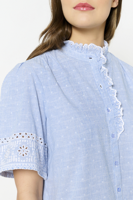 LolaLiza blauwe dames blouse