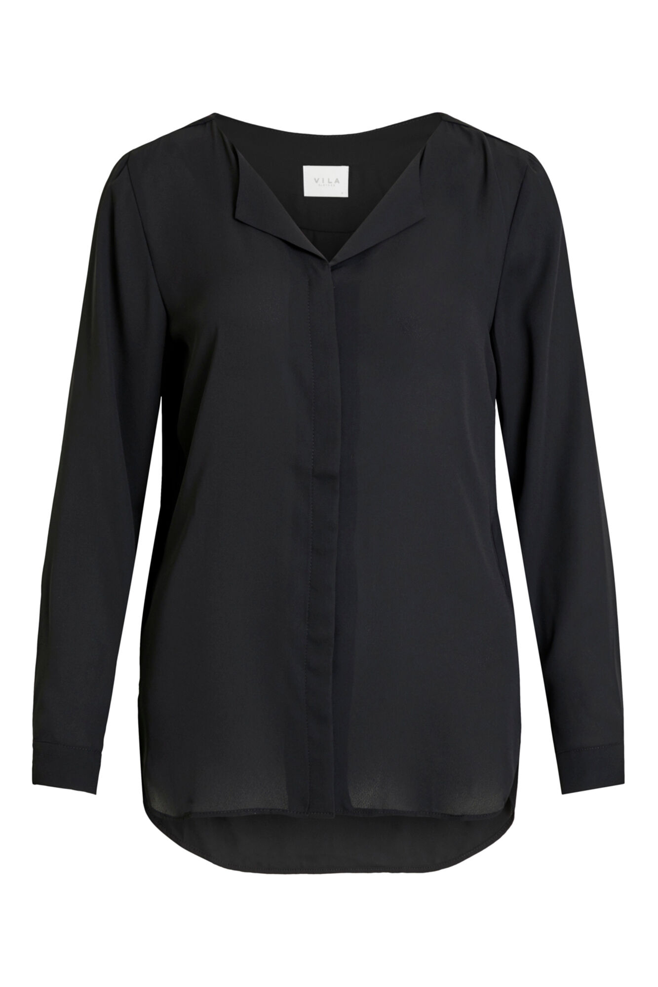 Blusa de manga comprida - Preta