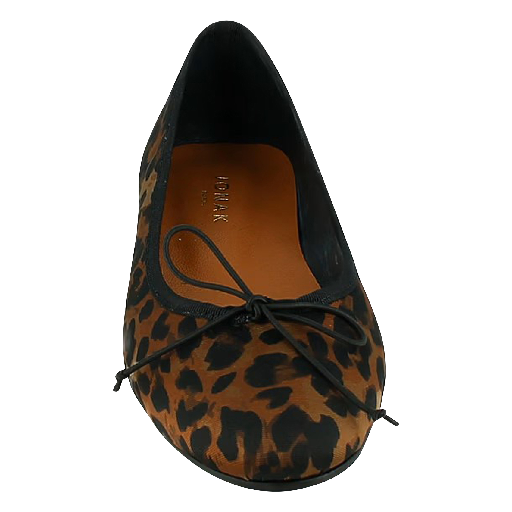 DELFINA - Ballerines imprimé léopard | Marron