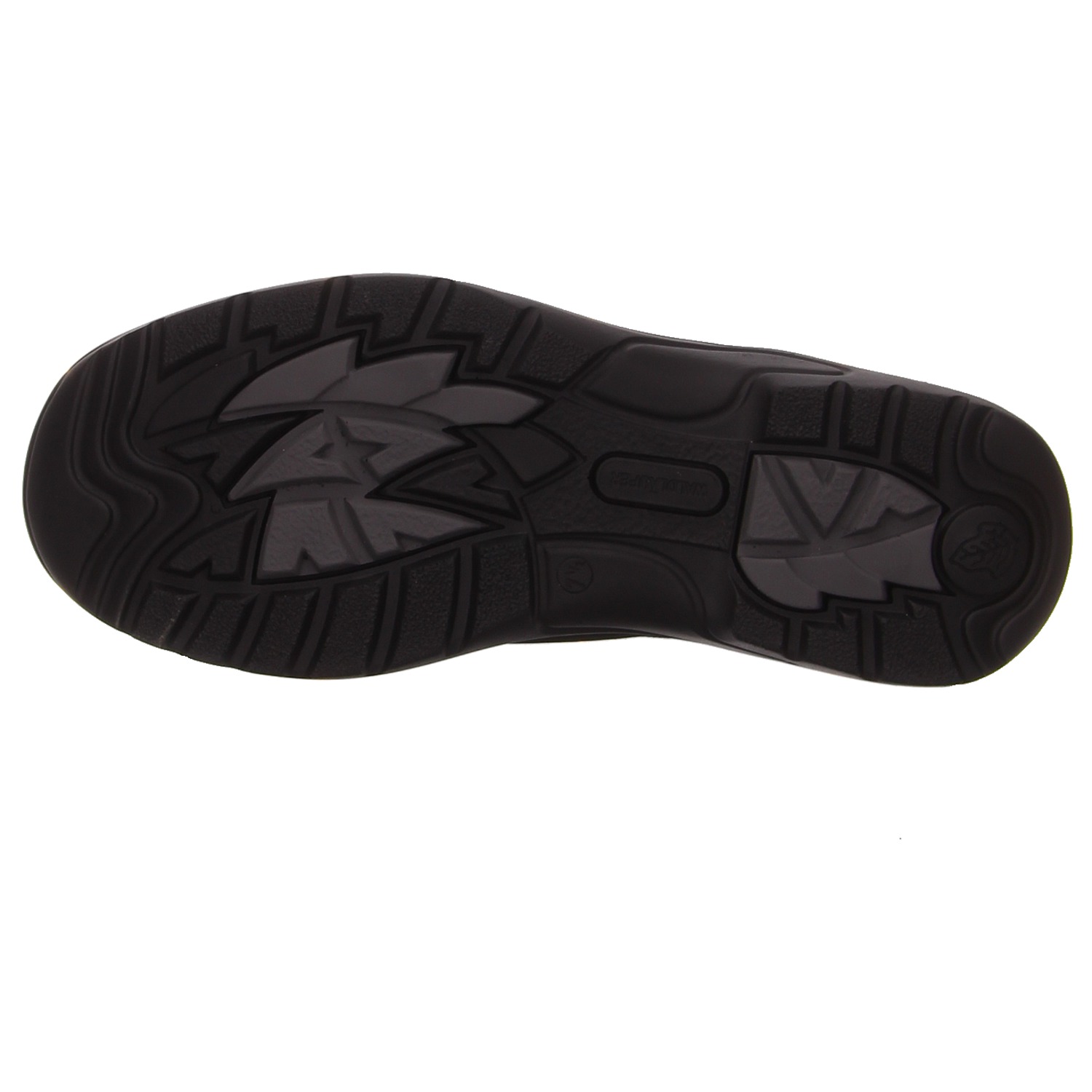 Waldläufer Schnürschuh schwarz schwarz
