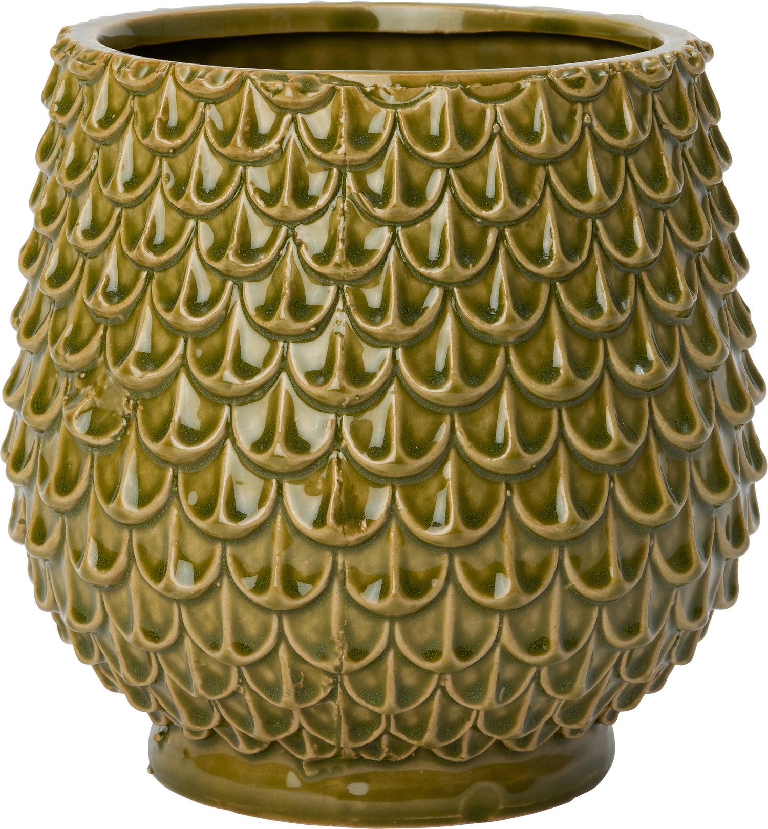 Intratuin bloempot Kily groen D 17,5 H 17 cm