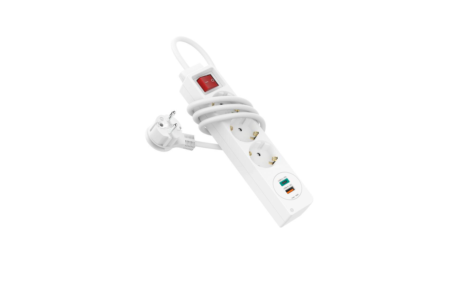 Hama Steckdosenleiste 3 fach USB-C / USB-A Buchse
