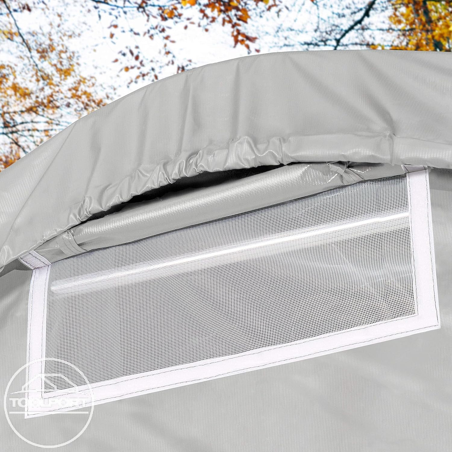 Garagenzelt Carport 3,3 x 6,0 m in grau Unterstand Lagerzelt PVC 800 N Plane und Stabiler Stahlrohrkonstruktion