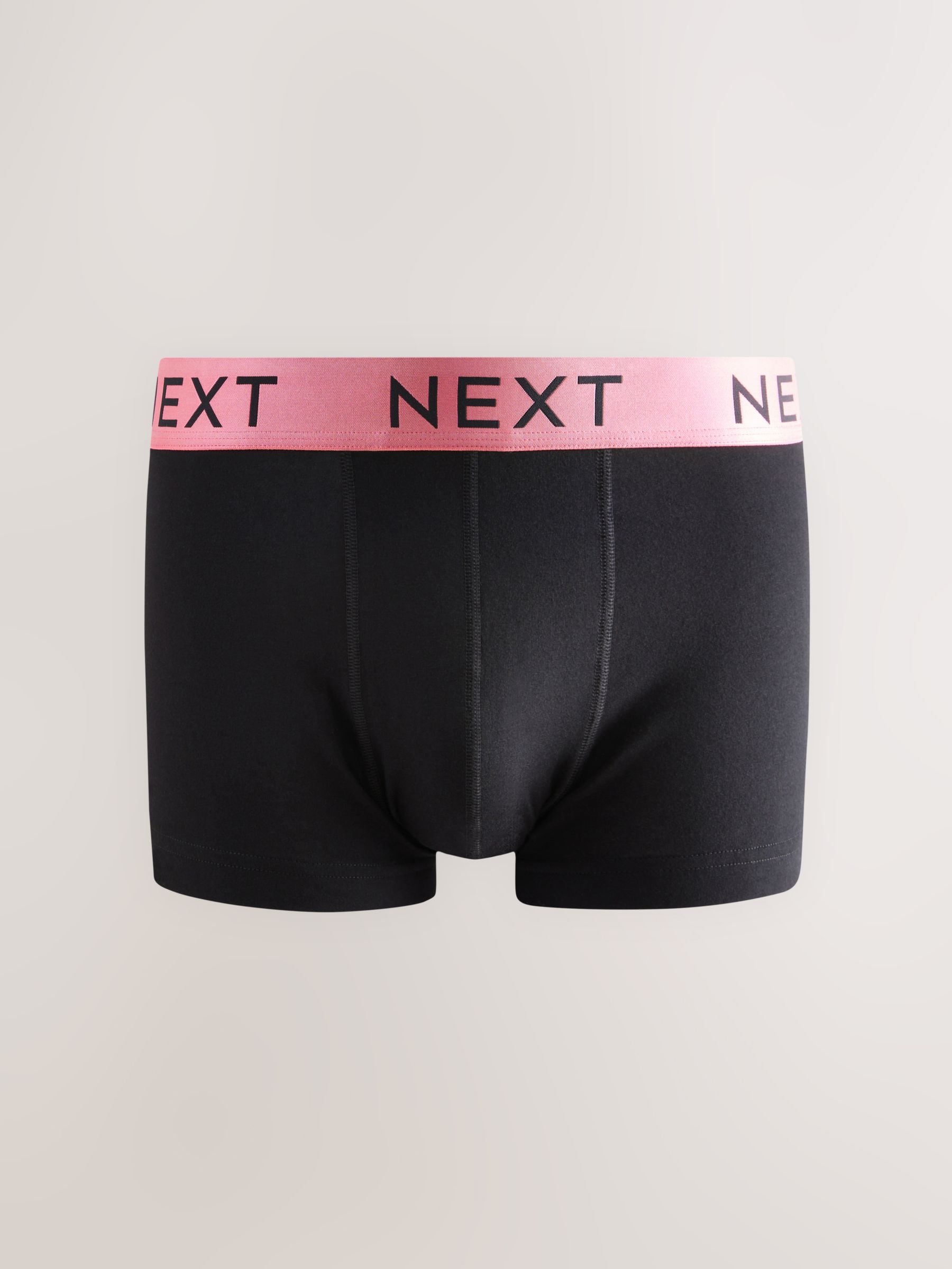 Zwarte glanzende taillebanden - Hipster boxers van katoenrijke mix