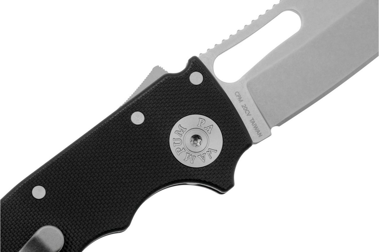 Demko Knives Shark-Cub Shark-Lock Shark Foot SC-20CV-BLKG10-SF Black G10, zakmes