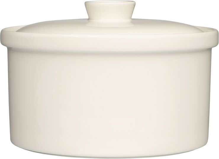 Iittala Teema 2,3l ovnfast gryde med låg, hvid Hvid