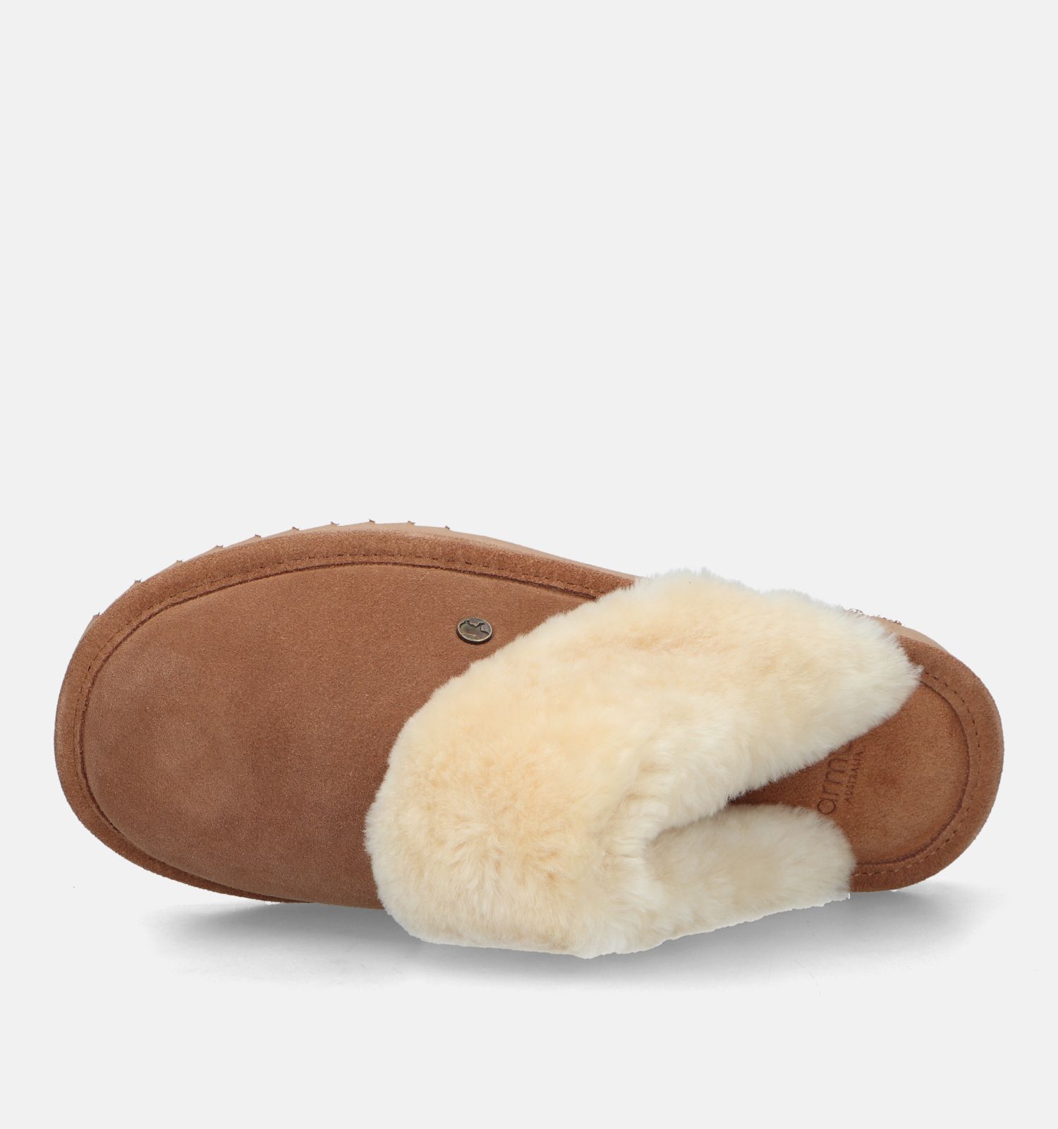 Pantoffels cognac