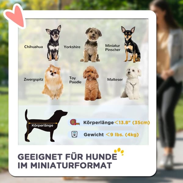 Hundevogn 3 i 1 hundevogn sammenleggbar hundeboks, sammenleggbar transportpose med drikkeholder, hundevogn, kattevogn med 360° hjul kattevogn for mini