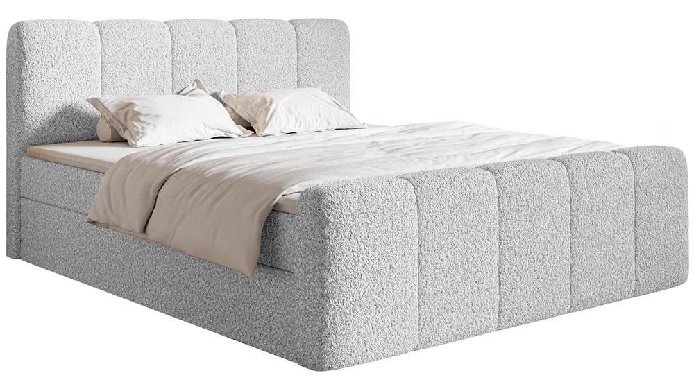 NADUVI Collection Boxspring Chloe 180x200 bouclé met opbergruimte