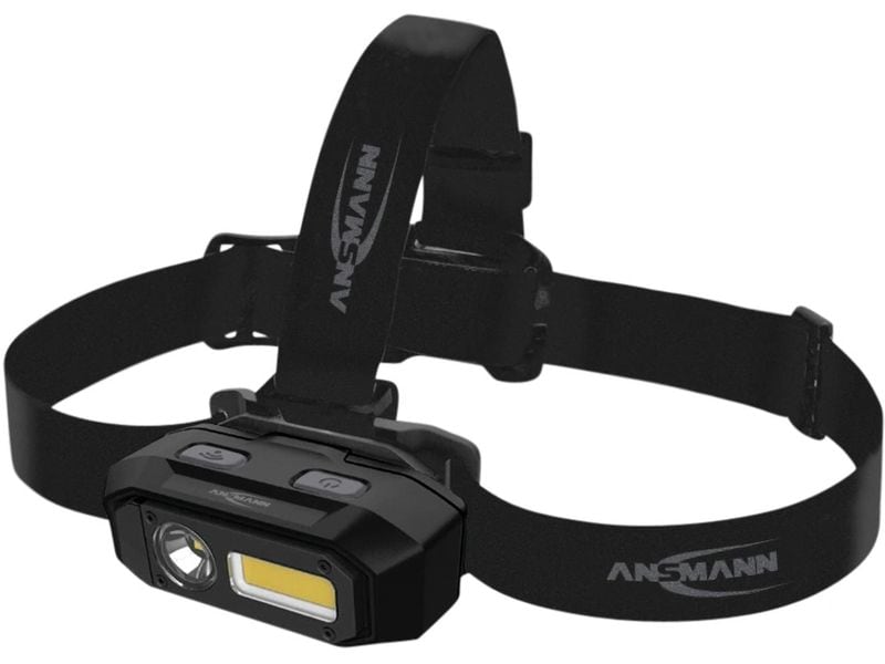 Ansmann Stirnlampe HD800RS Schwarz Outdoor-Arbeitslampe