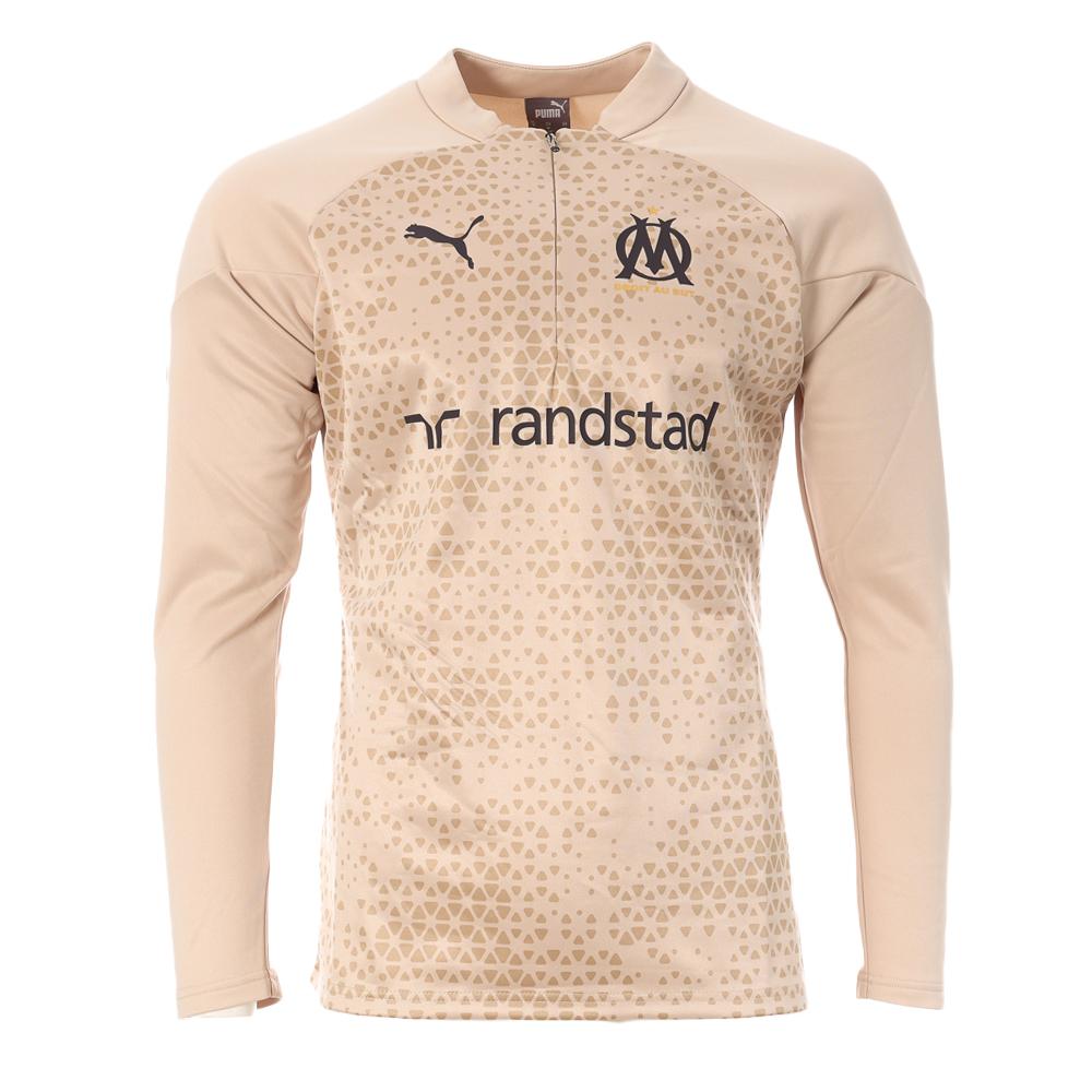 Puma OM Sweat 1/2 zip Beige Homme Puma 2023/2024