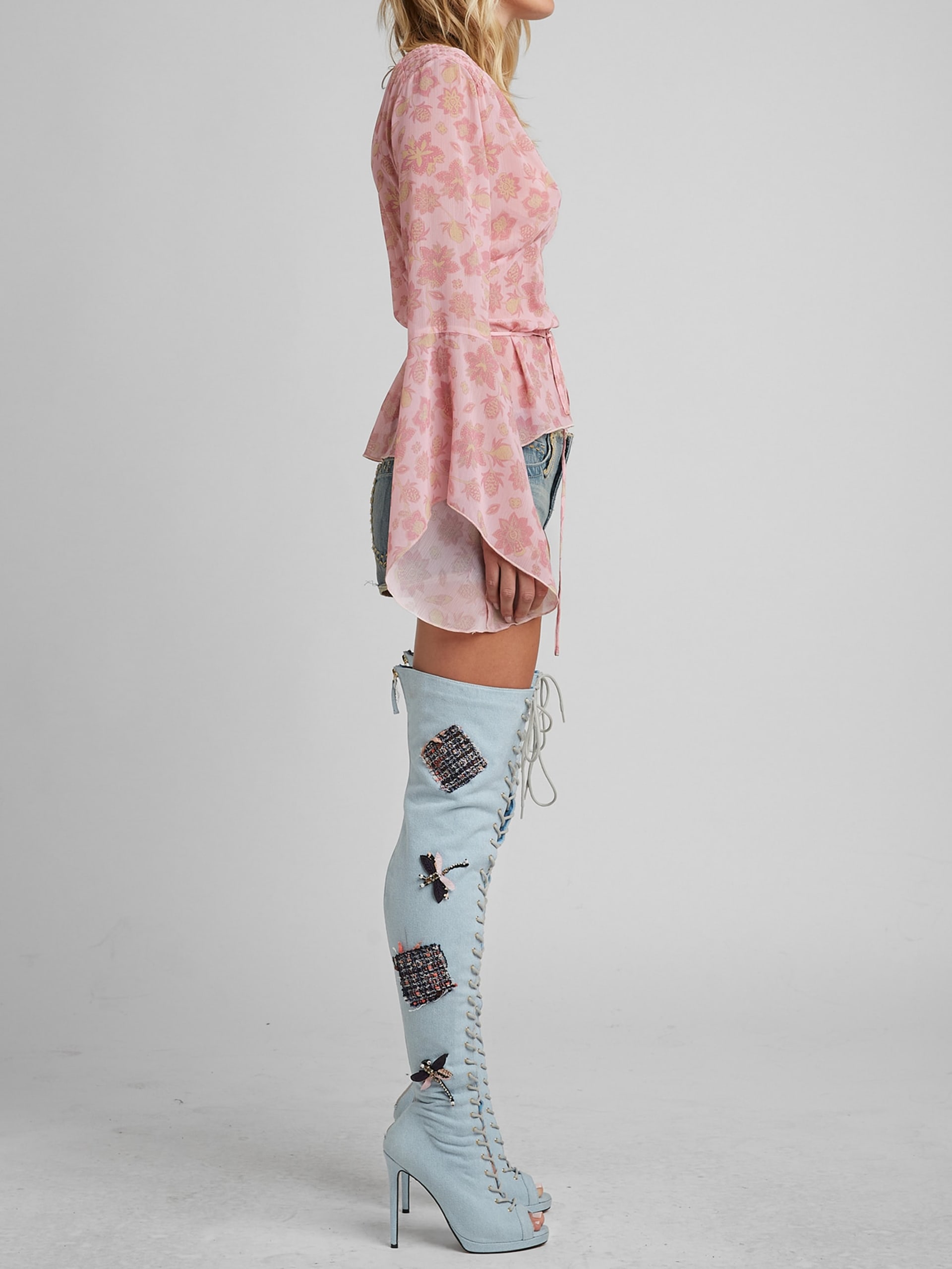 Top de chiffon