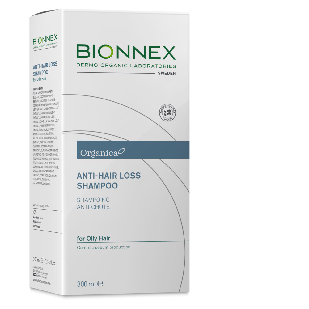 Bionnex Organica Anti-Haaruitval Shampoo Vettig Haar300 ml