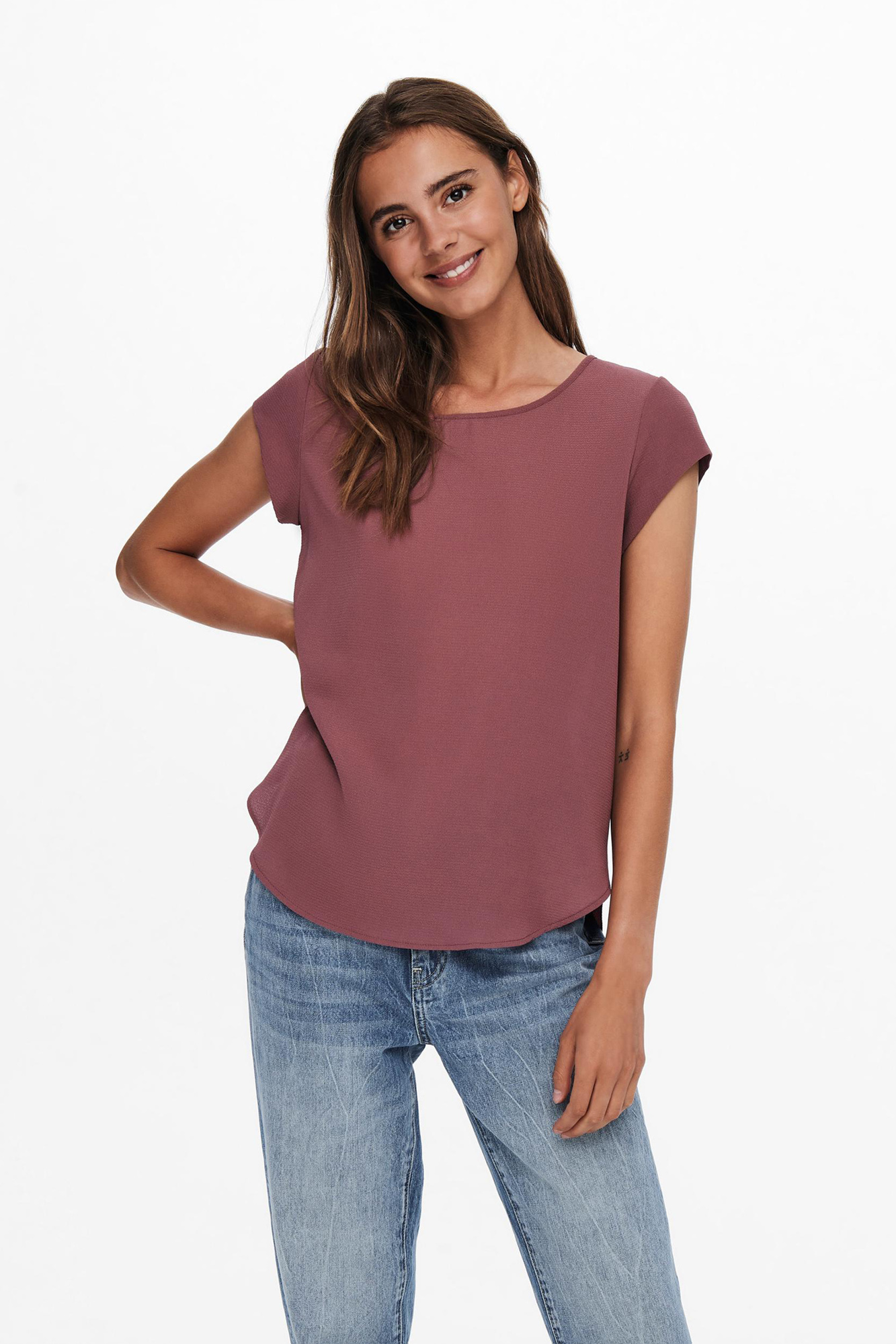 Blusa de manga curta