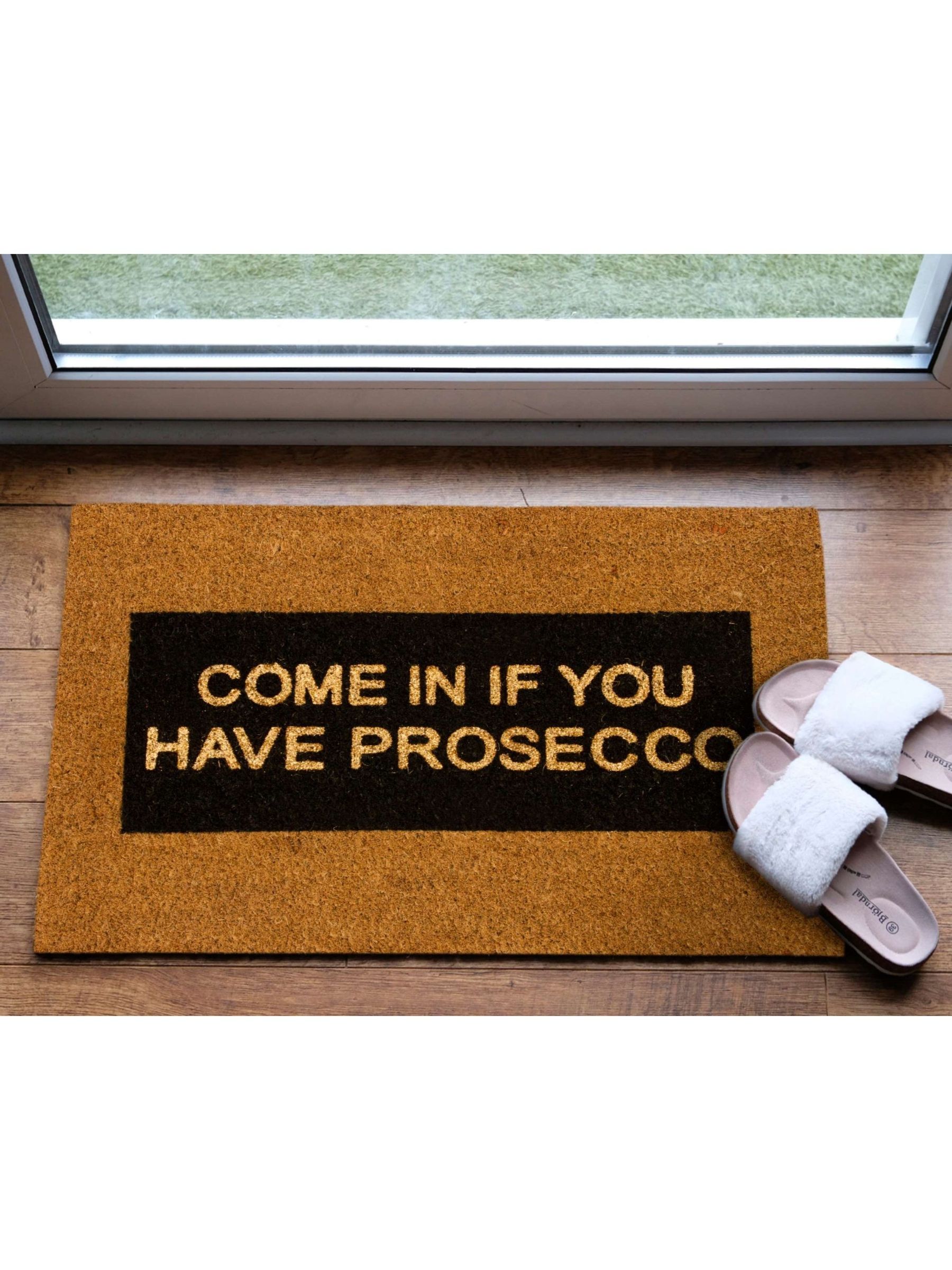 Artsy Mats Glitter Kom binnen als je een deurmat hebt