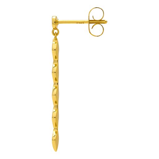 LULU Copenhagen Confetti Ørering, Gold Plated/Orange/Pink