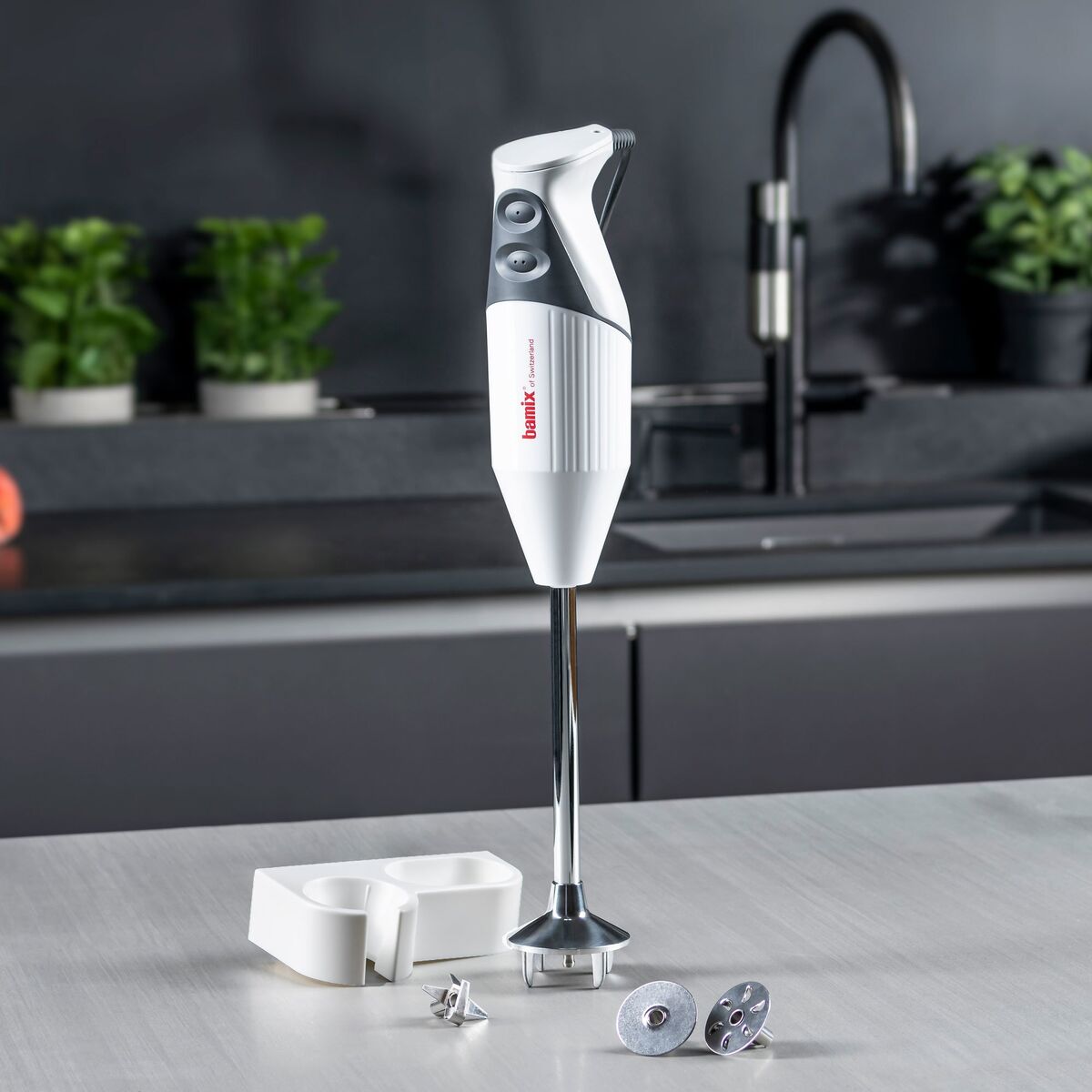 Gastro Pro 2 stavmikser 200 watt, hvit