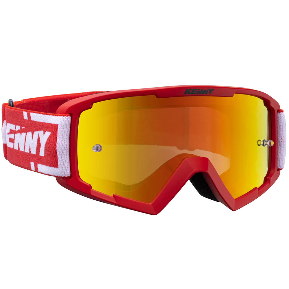 Kenny - Masque enfant Track + Kid - 2024 Rouge / Blanc