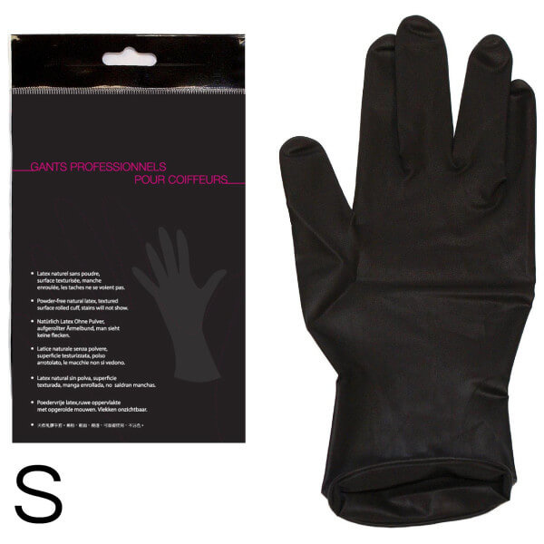 Paire de gants en latex noirs S JACQUES SEBAN