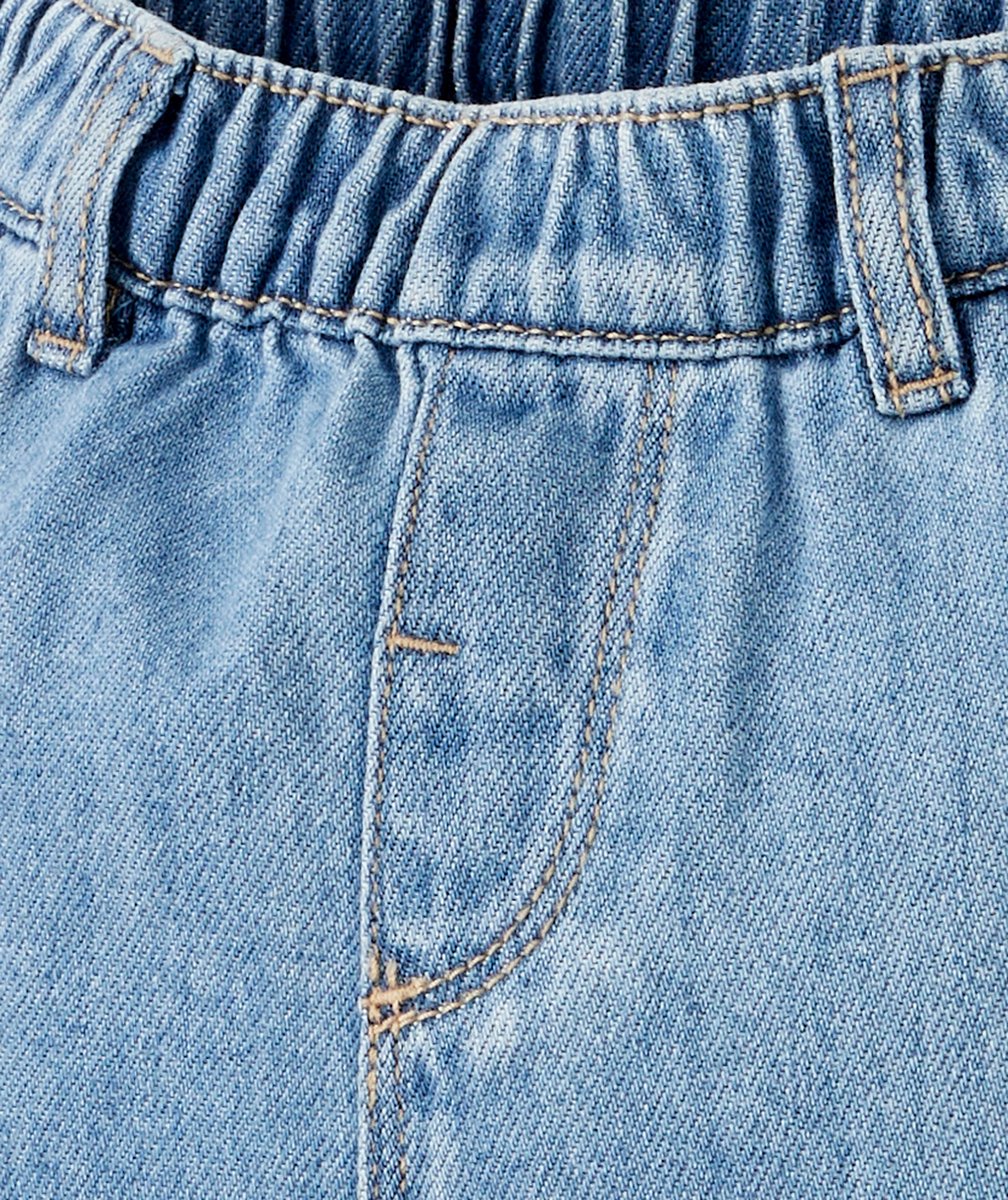 PANTALON RELAX BÉBÉ GARÇON EN DENIM BLEU LOW IMPACT