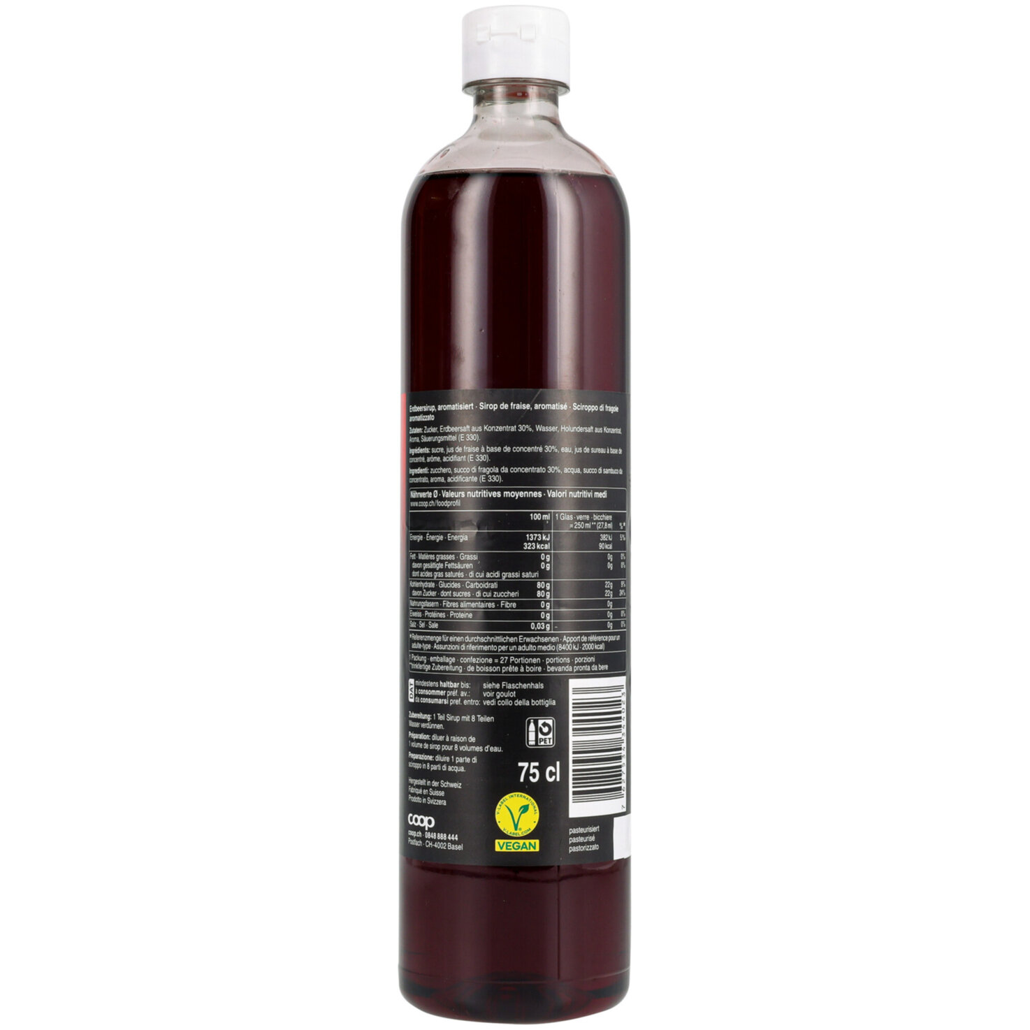 Erdbeer Sirup -75cl