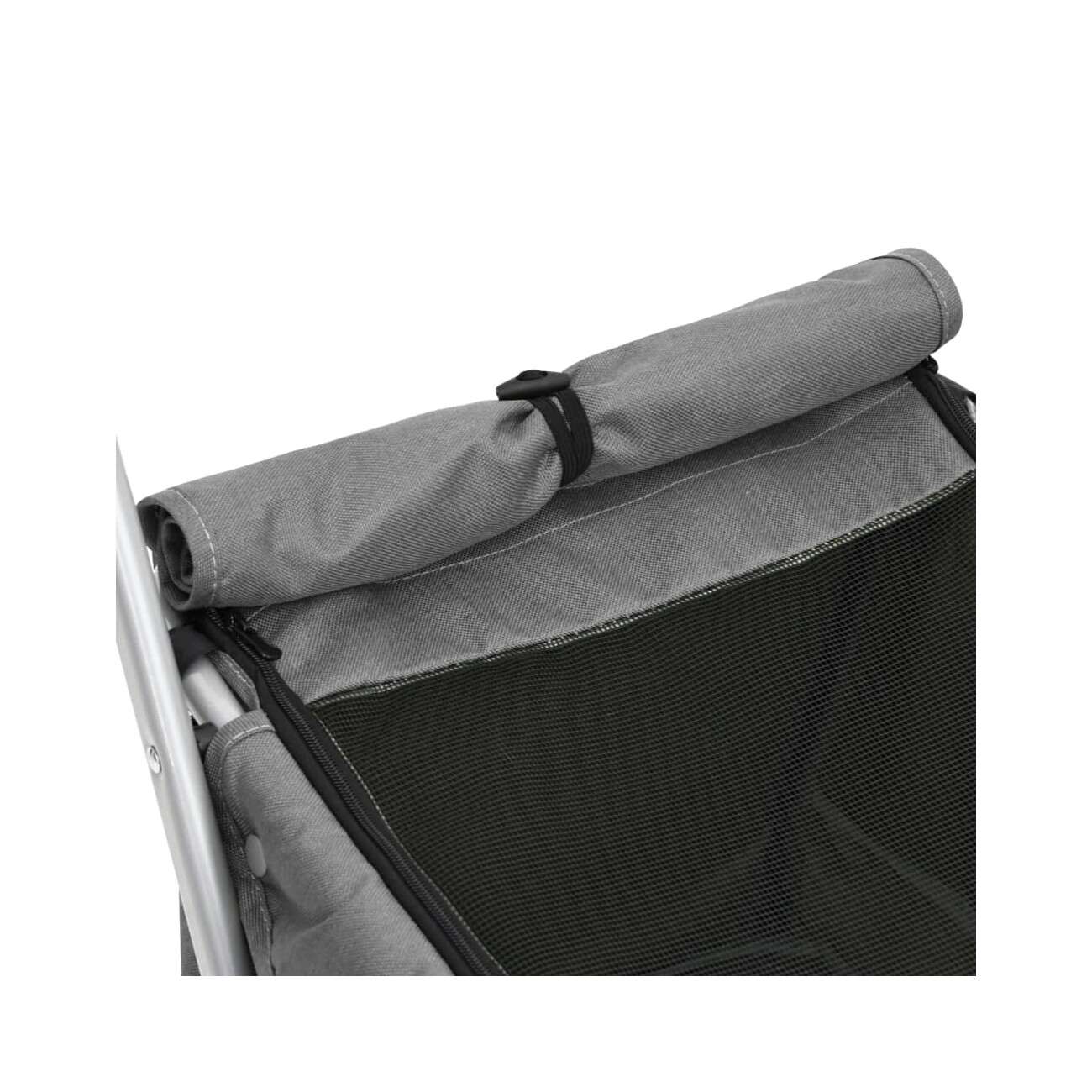 VidaXL Hundewagen 100x49x96 cm (L x B x H) grau
