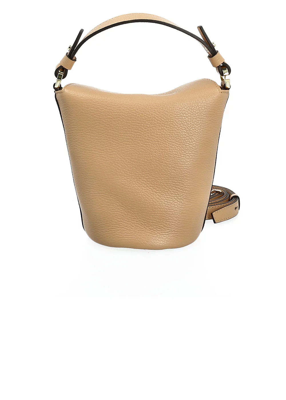 PETIT SEAU MARGOT CUIR CAMEL