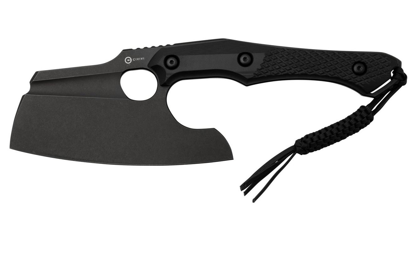 Civivi Aratra C21041-1, Blackwashed D2 Black G10, survivalmes