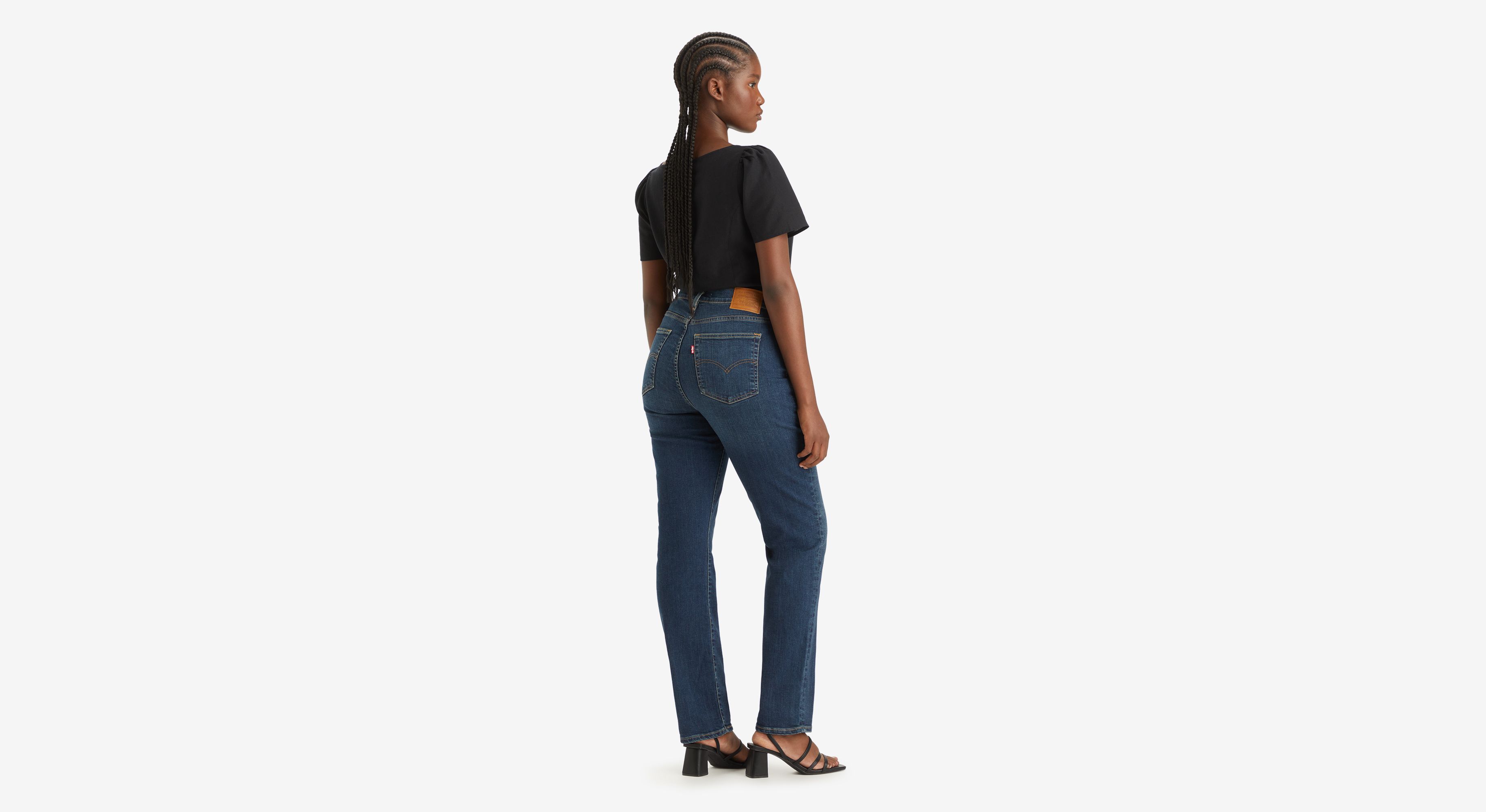 Jean 724™ taille haute droit - Blue Swell - Bleu
