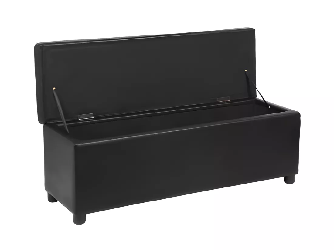 Banquette coffre avec espace noire 119 x 38 x 45 cm 03_0001629