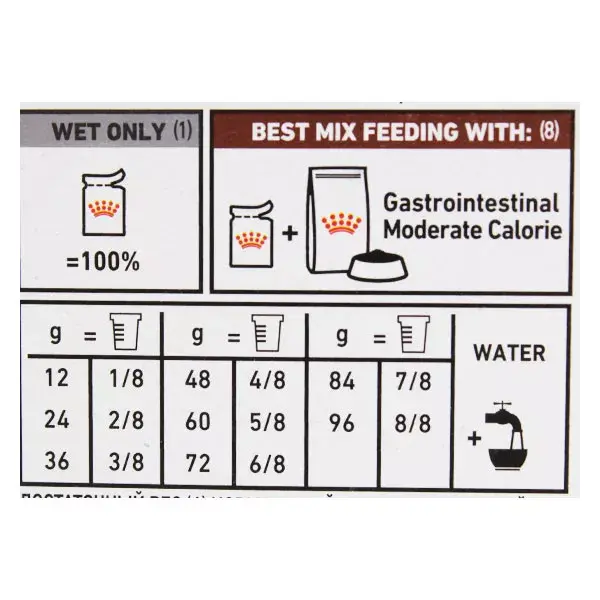 Ração úmida Royal Canin Veterinary Gastrointestinal para gatos, calorias moderadas, 12 x 85g