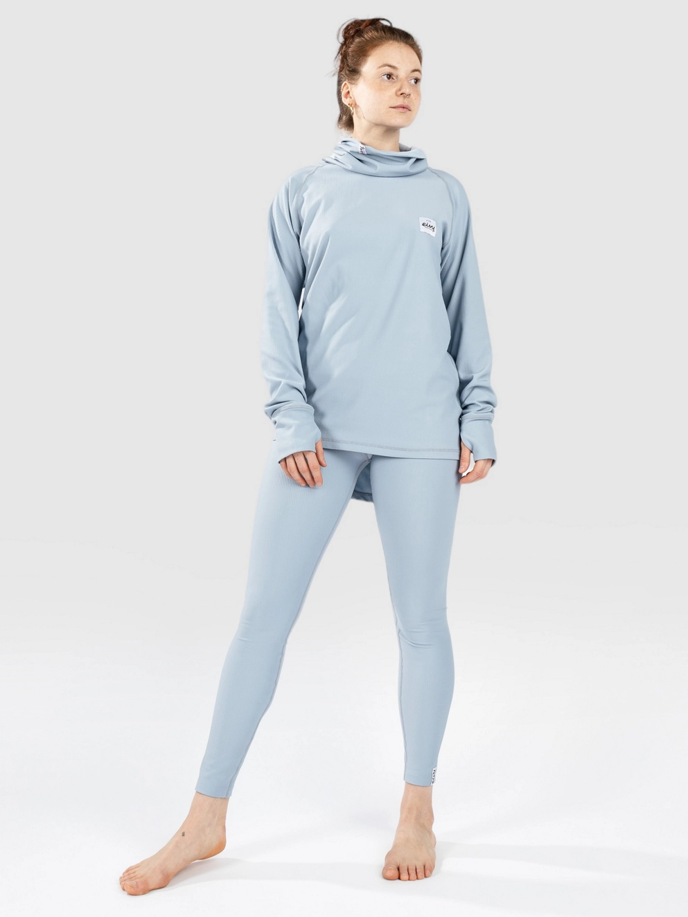 Eivy Icecold Gaiter Rib Base Layer Top faded fog