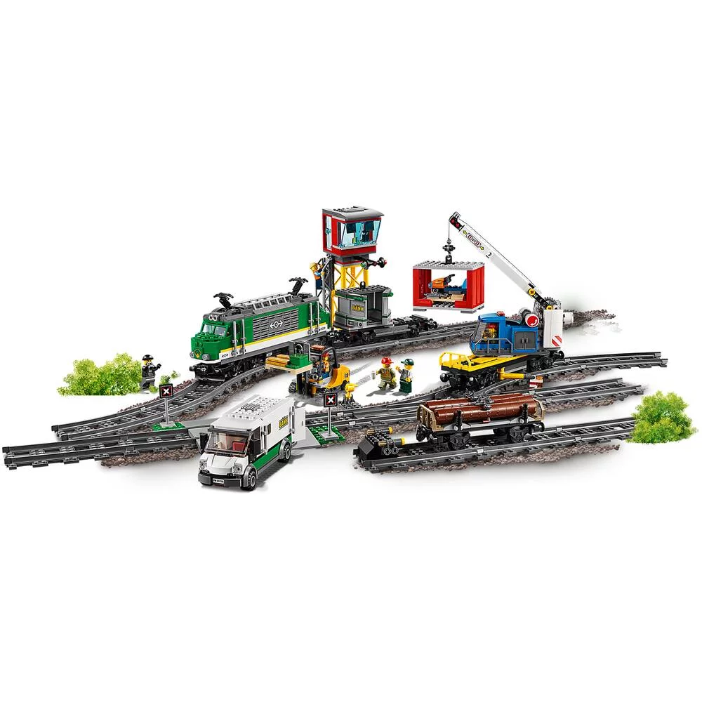 LEGO®CITY 60198 - LE TRAIN DE MARCHANDISES TELECOMMANDE