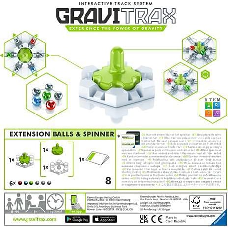 GraviTrax balls & spinner