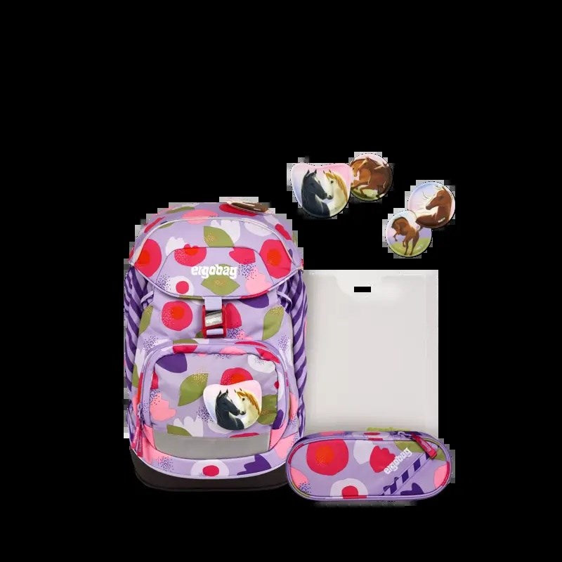 Køb Ergobag Skoletaske Prime Flower PowBear